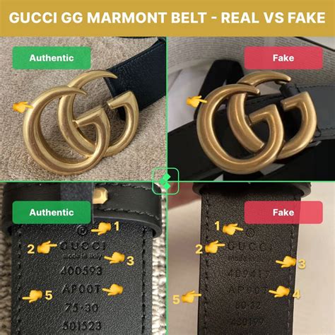 real vs fake gucci belt bag|How To Tell If A Gucci Belt Is Real: All The Information You Need.